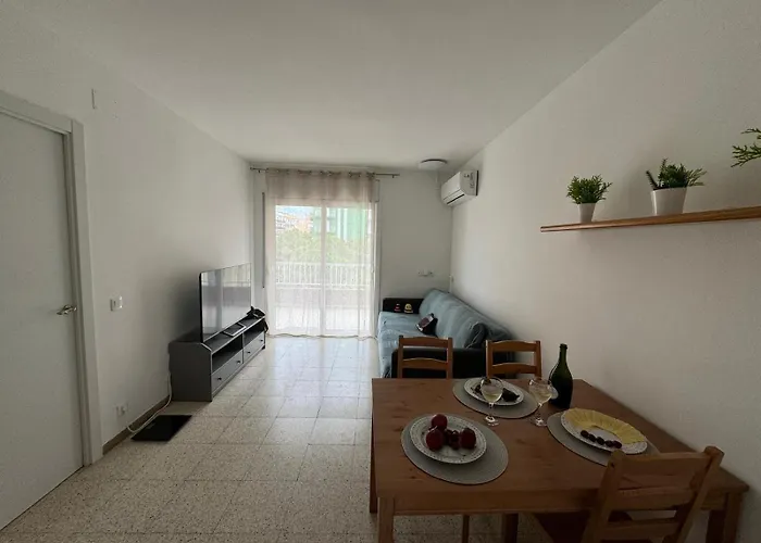 Apartamento Piso Amable Con Piscina Cerca De Mar Blanes